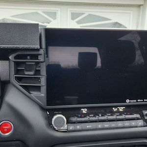Toyota Tundra/Sequoia Phone Mount for 3rd Gen 2022/2023-Present with Charging Cable Clamp and Routing Clips, 3D Printed image 4