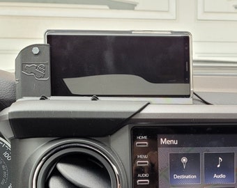 Tacoma Phone Mount with Charging & Cable Management – No Drill, 3D Printed | 2016-2023 3rd Gen Toyota Truck Holder