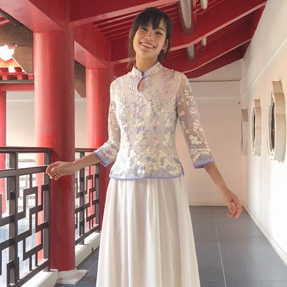 Mandarin Collar Lace Chinese Dress Modern Chinese Qipao, Chinese Cheongsam Dress, Evening Dresses, Lace Dress, Mandarin Mandarin Collar Lace Chinese Dress Modern Chinese Qipao, Chinese Cheongsam Dress, Evening Dresses, Lace Dress, Mandarin