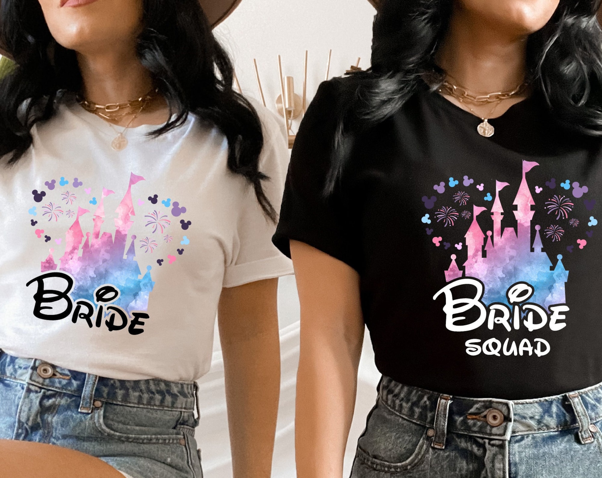 Discover Disney Braut Matching Braut Crew T-Shirt