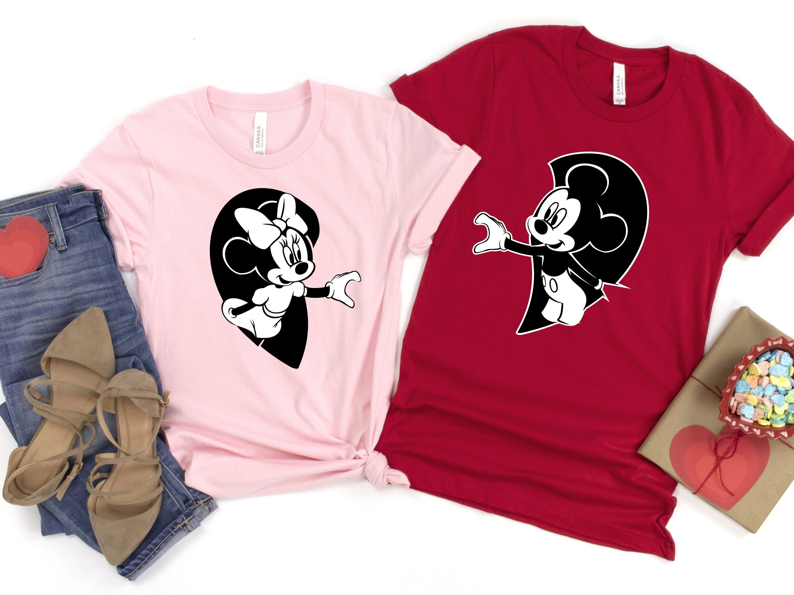 Disney couple t shirts sales