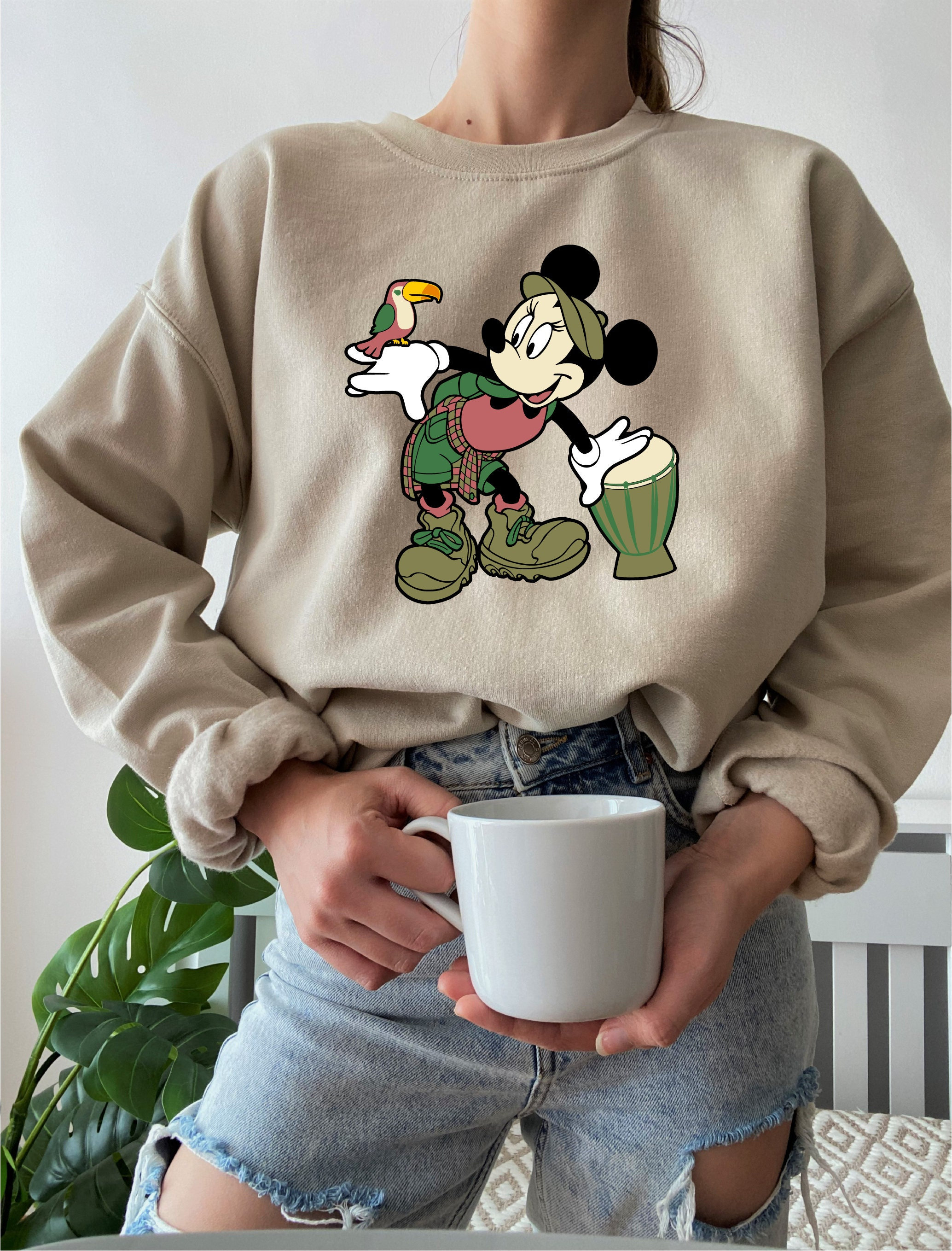 Mickey Minnie Sweatshirt Animal Kingdom Hoodie Disney Daisy - Etsy