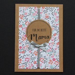 Postkarte "Für die beste Mama"