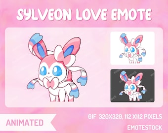 Emote de amor animado / Emote de Pokemon / Emote de Twitch animado / Emote de transmisión animado / Emote de Discord / Emote feliz