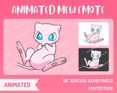 Animated Mew Emote | Pokemon Emote | Animated Twitch Emote  | Animated Streaming Emote | Discord Emote | Twitch Emote | Animated Emotes