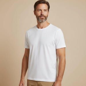 Unisex hampa- och bambu-t-shirt – miljövänlig t-shirt av naturfiber, mjuk och andningsbar – vit eller svart