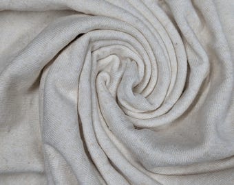 Natur Jersey Stoff 24 x 16 cm Hanf 55% Bambus 45 | Nachhaltiges Ökologisches Muster