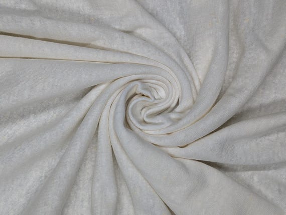 Hemp Organic Cotton Jersey 150 gsm - Natural Hemp Organic Cotton Jersey 150 gsm - Natural