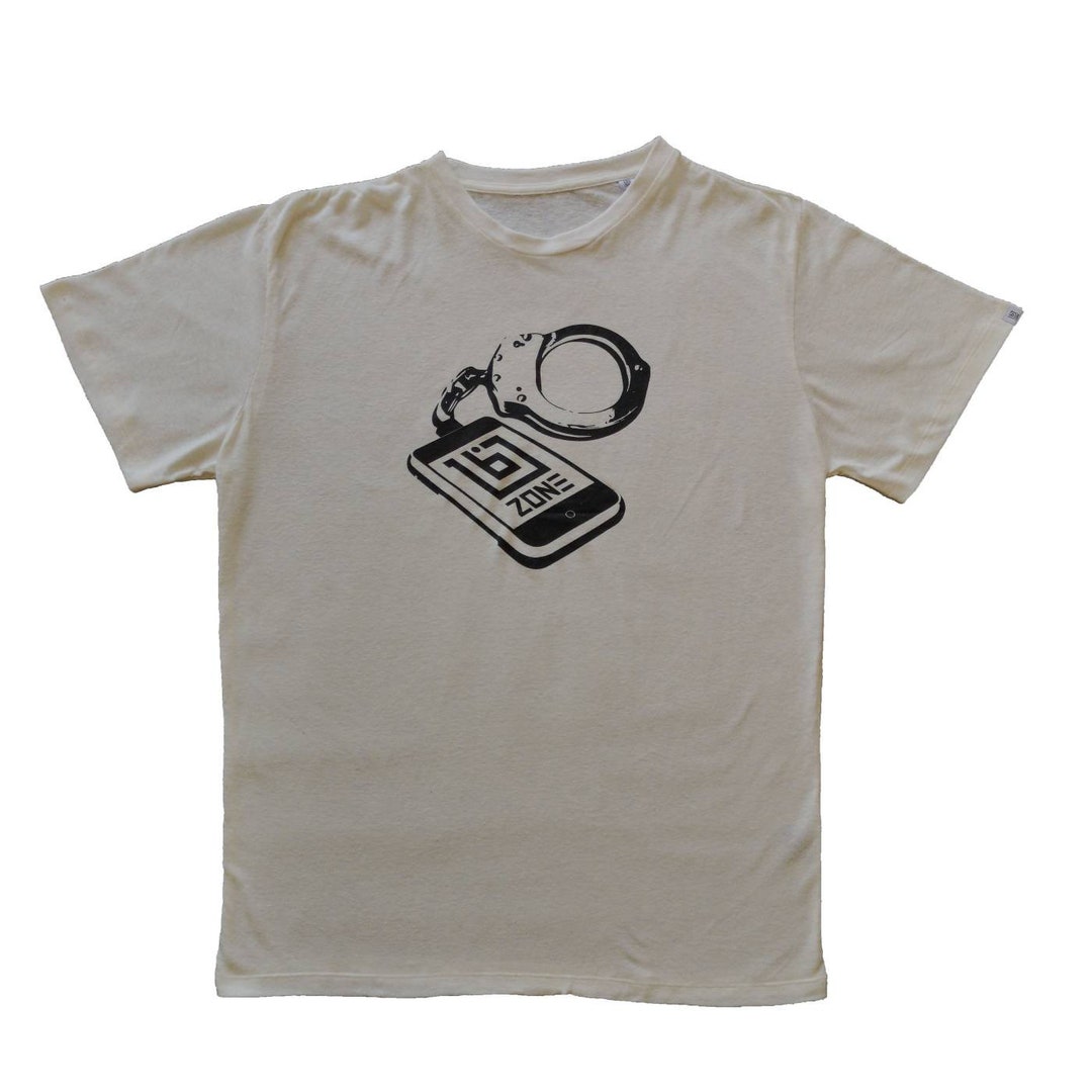 Ecological Hemp and Organic Cotton T-shirt With Handcuff Smartphone ...