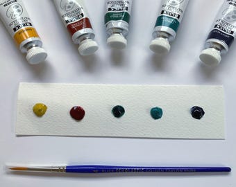 Add - on artist watercolor dots and brush