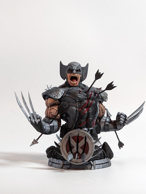 Wolverine Bust 3D Printed & Painted Fan-art Statue - Etsy