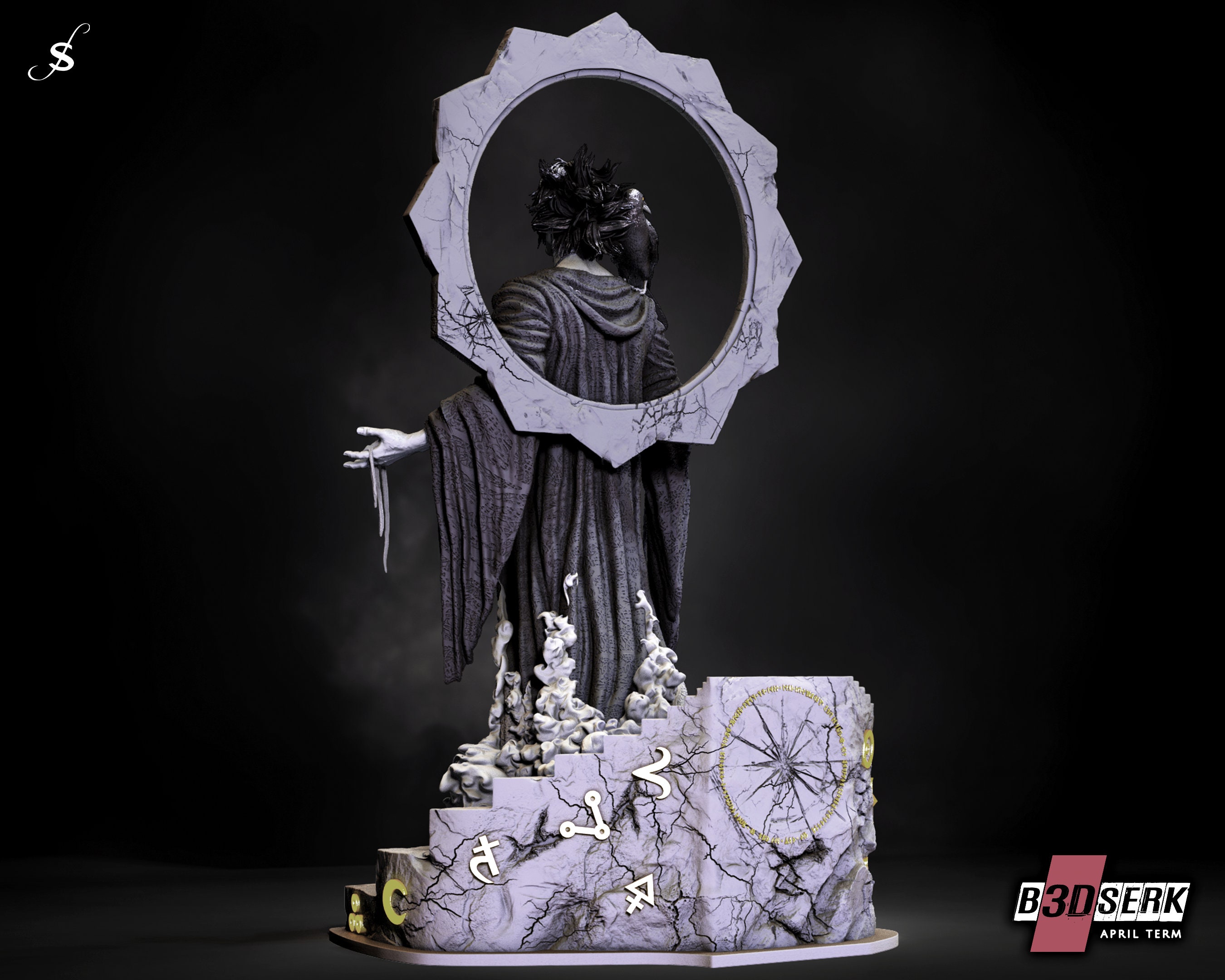 Sandman 3D Printed & Painted Fan-art Statue - Etsy