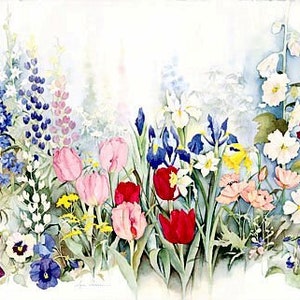 Kensington: Watercolor Print by Lyn Snow