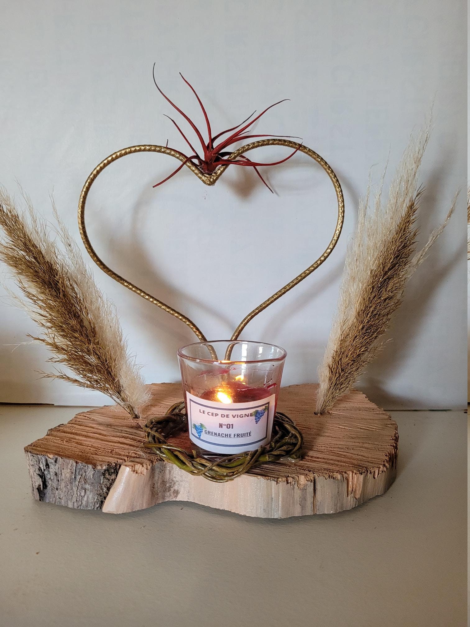 Composition Cœur Or