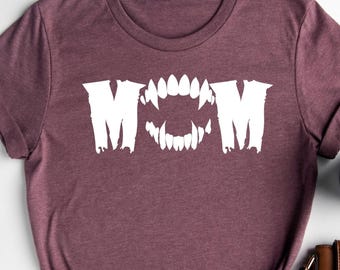 Vampire Mom Halloween Shirt: Funny Mommy Tee