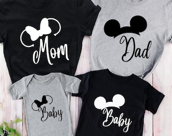 Disney Family Matching Shirts, Mickey Mouse Vacation Tees