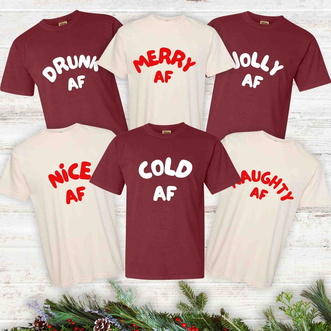 Comfort Colors® Funny Christmas Group Shirt Family Christmas Etsy