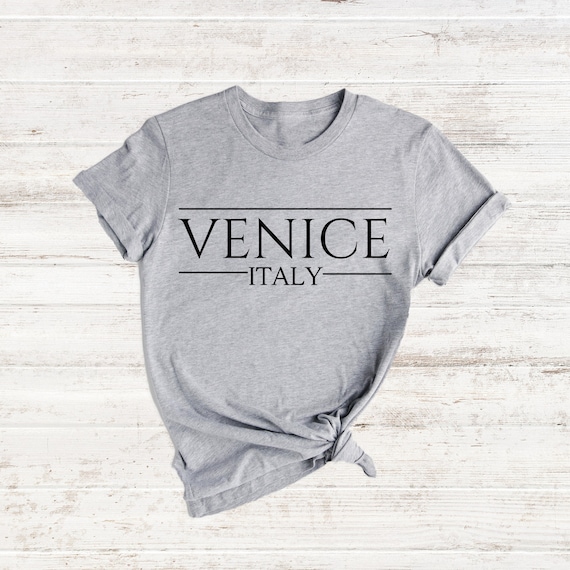 Venice Italy Graphic Tee, Travel Souvenir Shirt