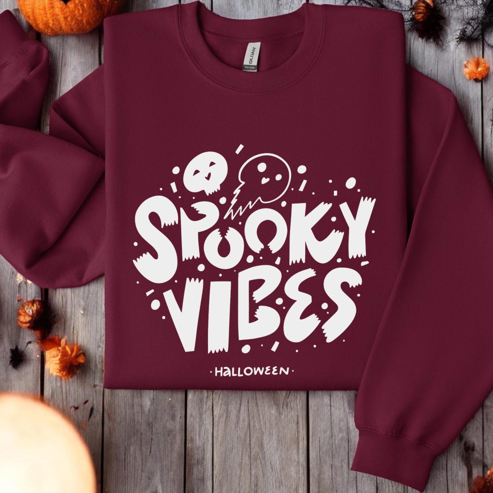 Spooky Vibes Sweatshirt, Trick Or Treat Sweater, Halloween Party Hoodie, Cute Halloween Hoodie, Spooky Season Sweatshirt, Hocus Pocus Hoodie Halloween 2025