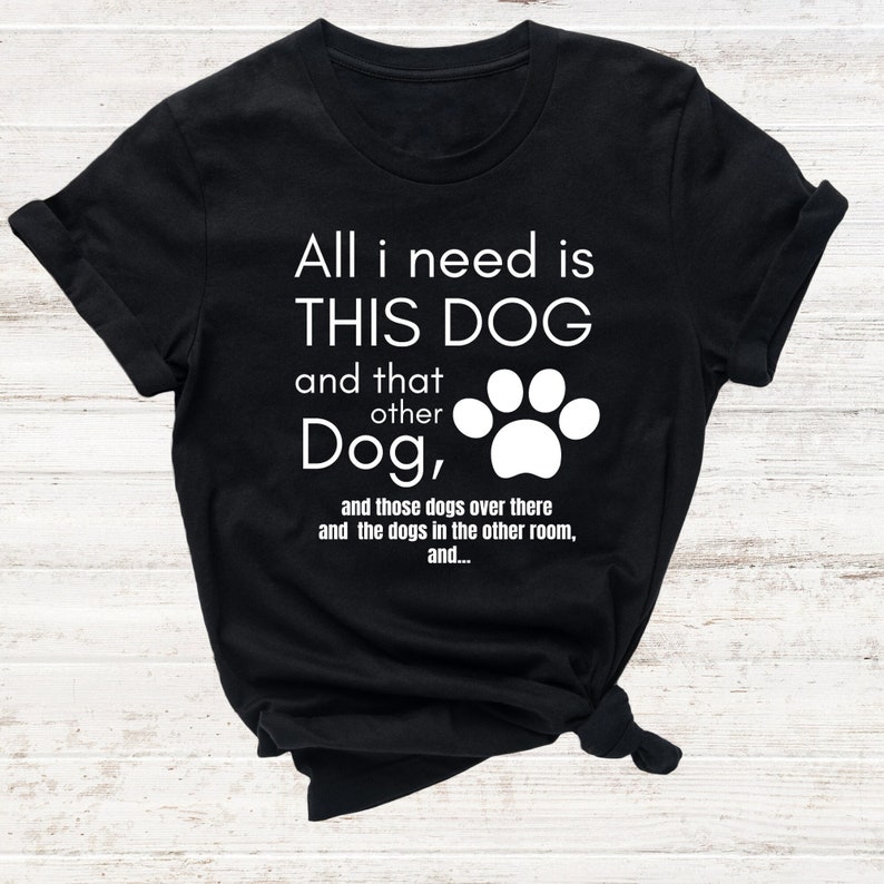 Dog Rescue T-Shirt, Funny Dog Mom Gift image 3