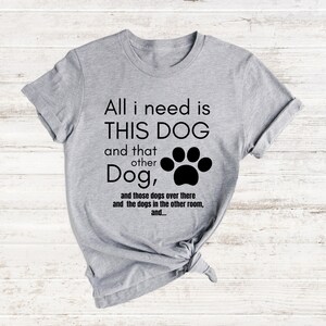 Dog Rescue T-Shirt, Funny Dog Mom Gift image 4