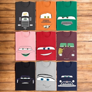 Disney Cars Matching Shirts, Cars Family Matching T-Shirts, Disney Birthday Crew Shirt, Disney Trip Tees, Cars Group Shirt, Cars Movie Shirt