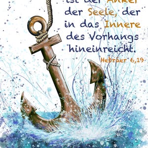 Postkarte "Anker der Hoffnung" DIN A6