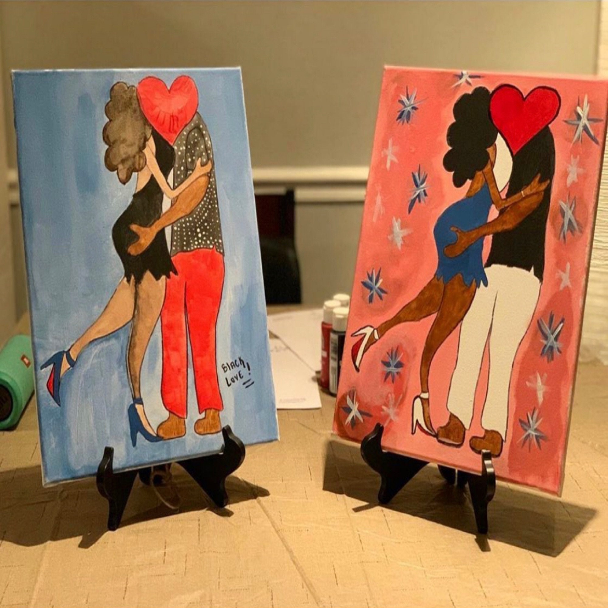 Date Night Paint Kits Etsy