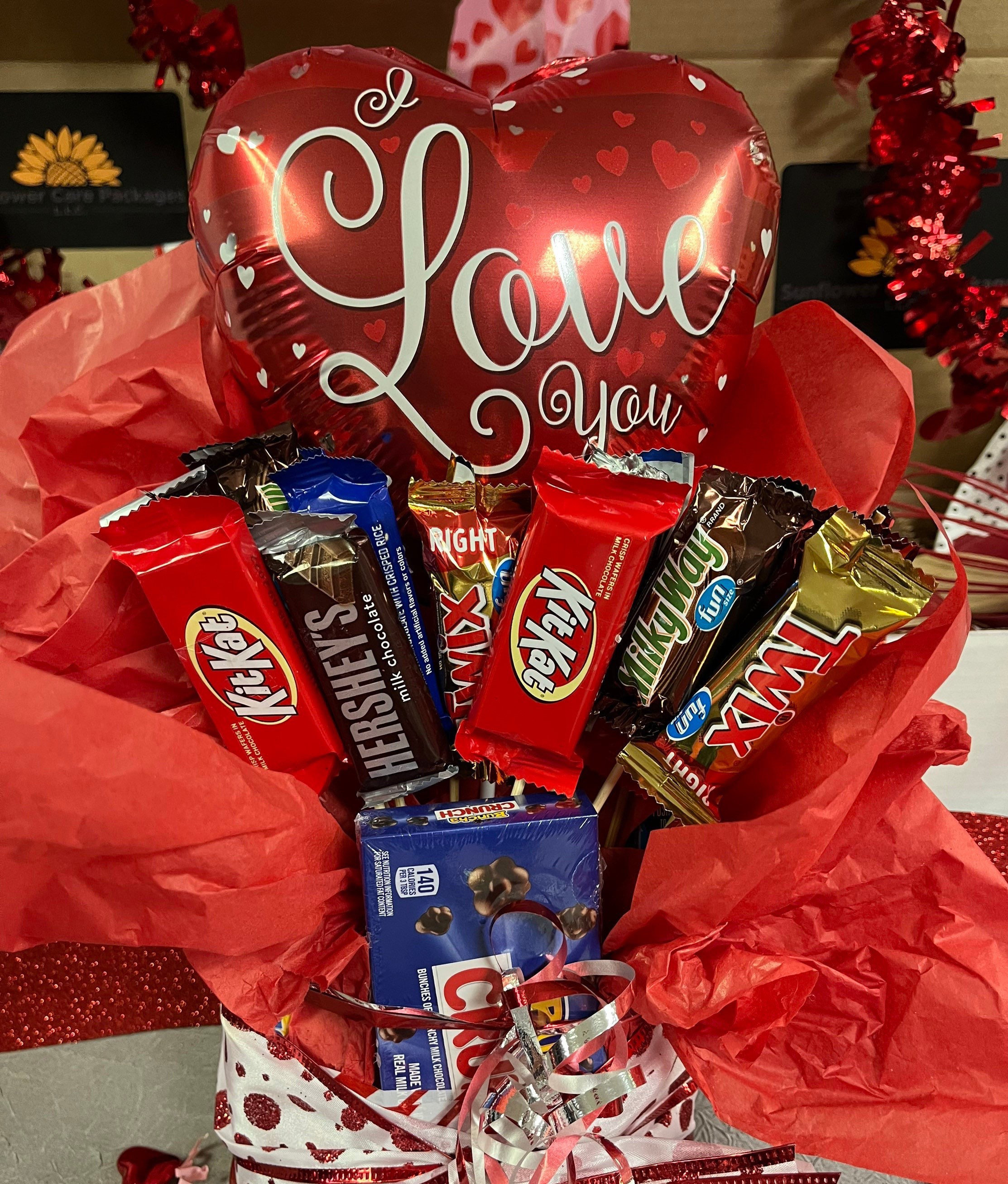 Valentines Day Candy Bouquet Etsy