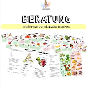 031/007 Conseils nutritionnels pour le diabète sucré - cartes mémoire et dépliants
