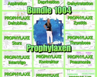 005/001 BUNDLE 1004  12 PROPHYLAXEN Zusammenfassung, Lernkarten und Tests als PDF zum ausdrucken