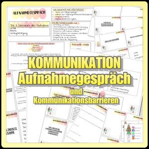 003/005 Entrance interview & communication barriers Summary and flashcards as PDF to print