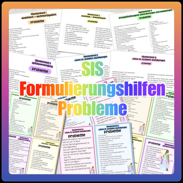 004/008 SIS Formulierungshilfen Probleme