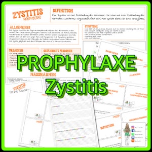 005/003 Prophylaxis cystitis summary A4 and flash cards A6 performance test notes