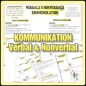 003/004 Verbal, Nonverbal & Paraverbal Communication - Summary and flashcards as PDF to print