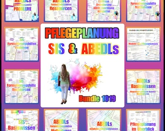 004/001 Pflegeplanung Bundle  ABEDLs und Sis