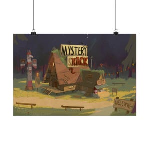 Póster horizontal mate de Mystery Shack