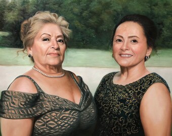 Wedding oil painting,Hand paint portrait,Custom portrait painting,Paint portrait,Portrait painting,Custom oil painting from photo