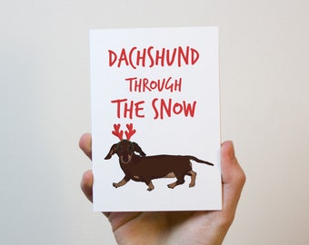 23+ Weiner Dog Christmas Cards 2021