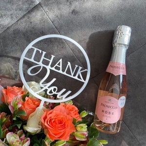 Thank You Bouquet Topper - Cake Topper - Bouquet Toppers - Flower Toppers - Bouquet Sign - Thank You Gifts - Thank You Gifts For Her