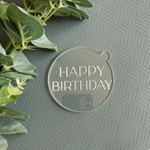 Happy Birthday Cookie Embosser - Cookie Stamps - Biscuit Stamps - Cookie Letters - Cookie Cutters-Baking Supplies-Cookie Decorating-Art Deco