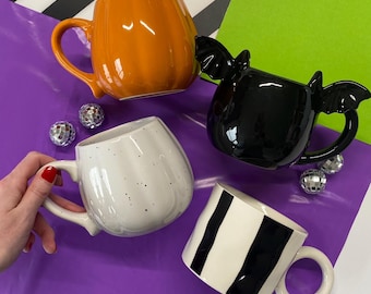 Halloween Mug - Pumpkin Mug - Pumpkin Can Cup - Pumpkin Gifts - Pumpkin Cup - Halloween Cups - Halloween Decor - Halloween Homewear - Orange