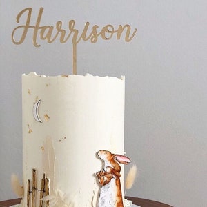 Gold Acrylic Cake Topper - Birthday Cake Topper - Gold Cake Decor - Birthday Cake Decorations - Children&#39;s Cake Topper - Cake Decoration