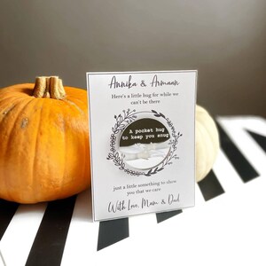 Personalised  Pocket Hug - Friendship Gift - Gifts For Family - Gifts For Friends - Pocket Hugs - Engraved Gift - Pocket Token - Gift Shop