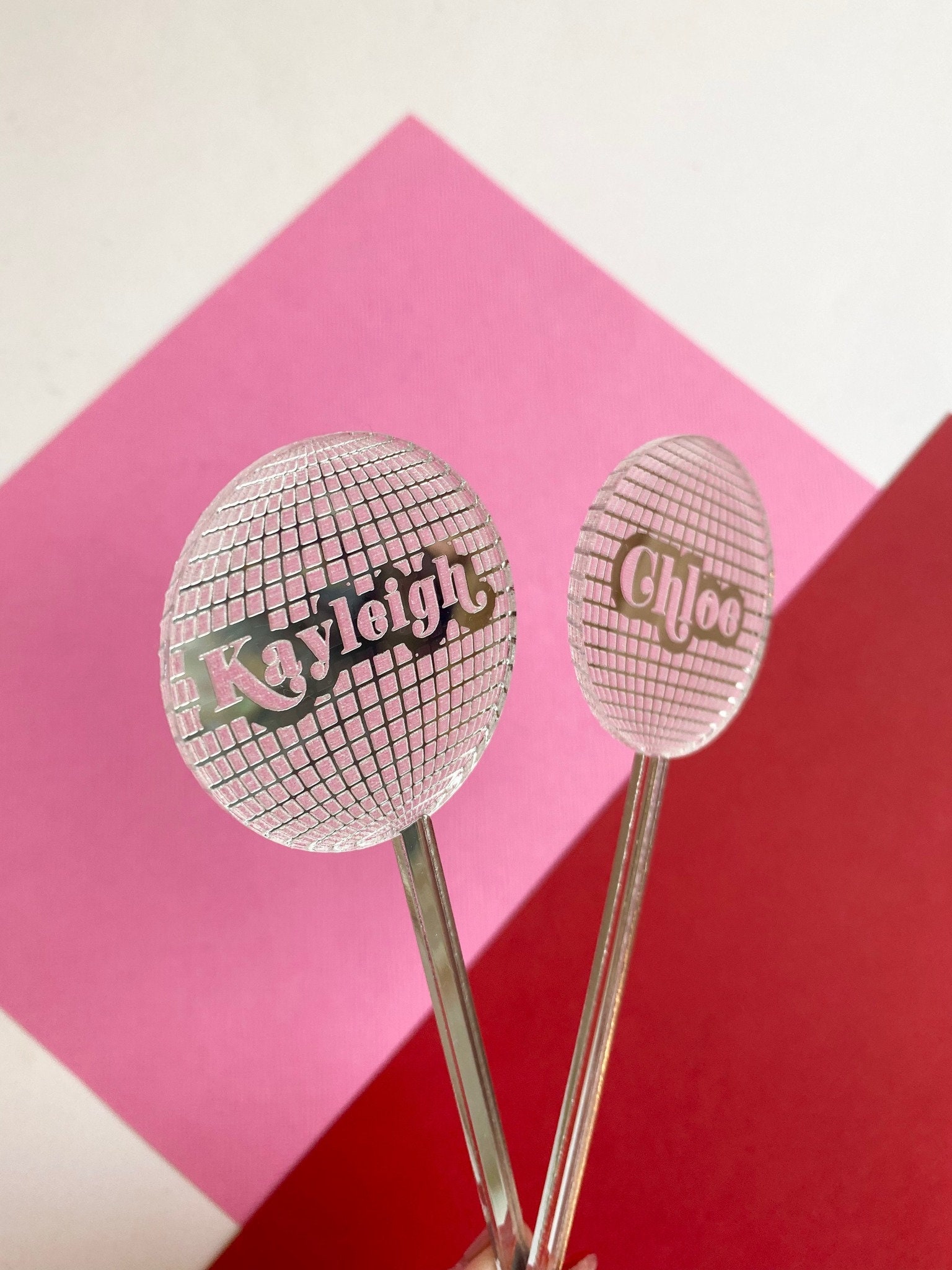Disco Ball Cocktail Stirrer Party Decor Birthday Party Etsy