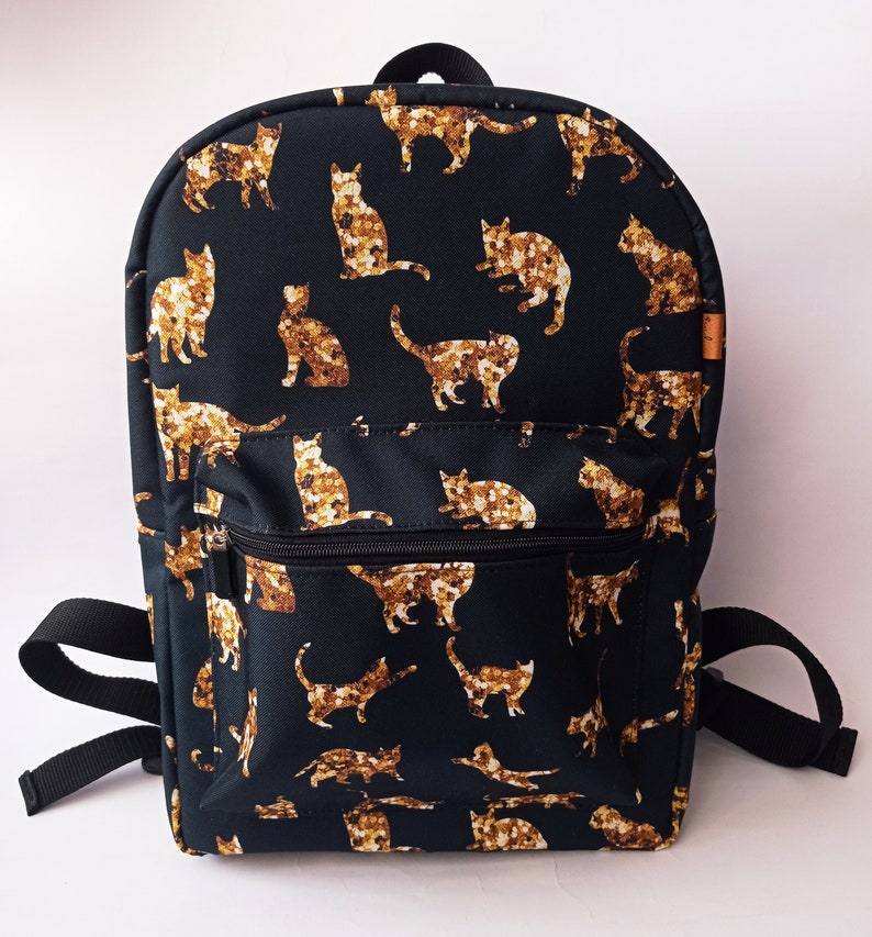cat design backpack