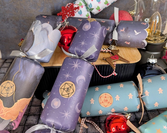 Dice Christmas Cracker- contains a full set of polyhedral dice