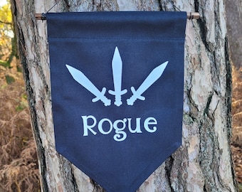 Rogue class banner - available in a range of colours