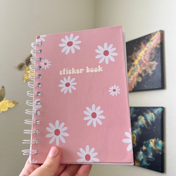 Sticker Album Reusable, 5x7 Reusable Sticker Book (80 Pages), Sticker Storage, Sticker Albums, Reusable Sticker Album, Sticker Book Reusable