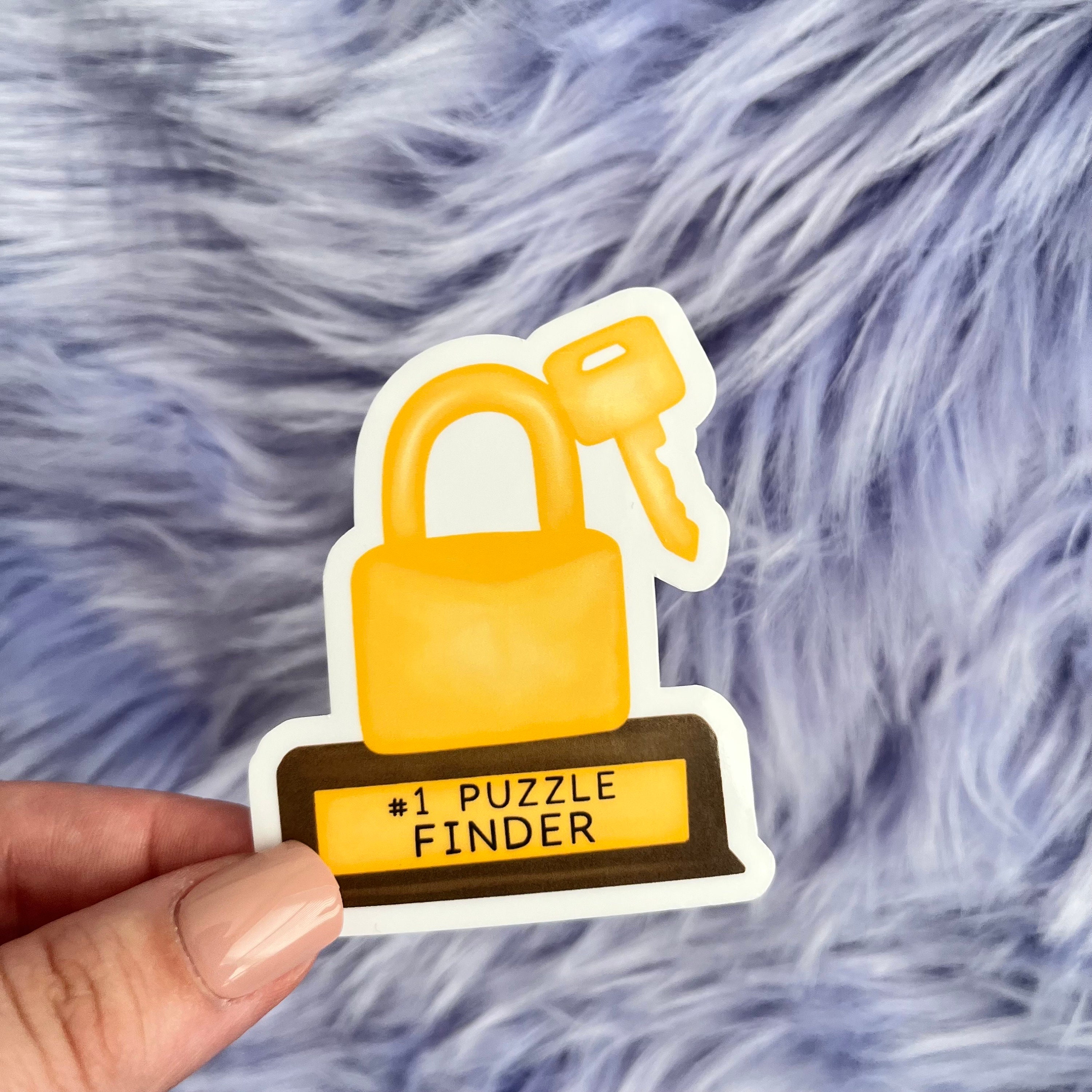Sticker Fidner Escape Room Enthusiast Sticker Kit, Waterproof, Superlative Puzzle ...